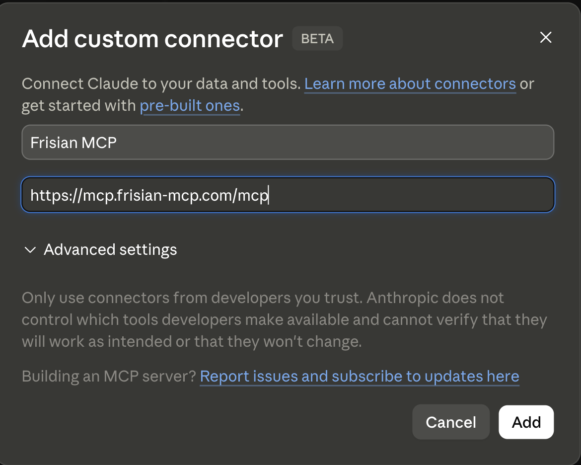 Connect Claude